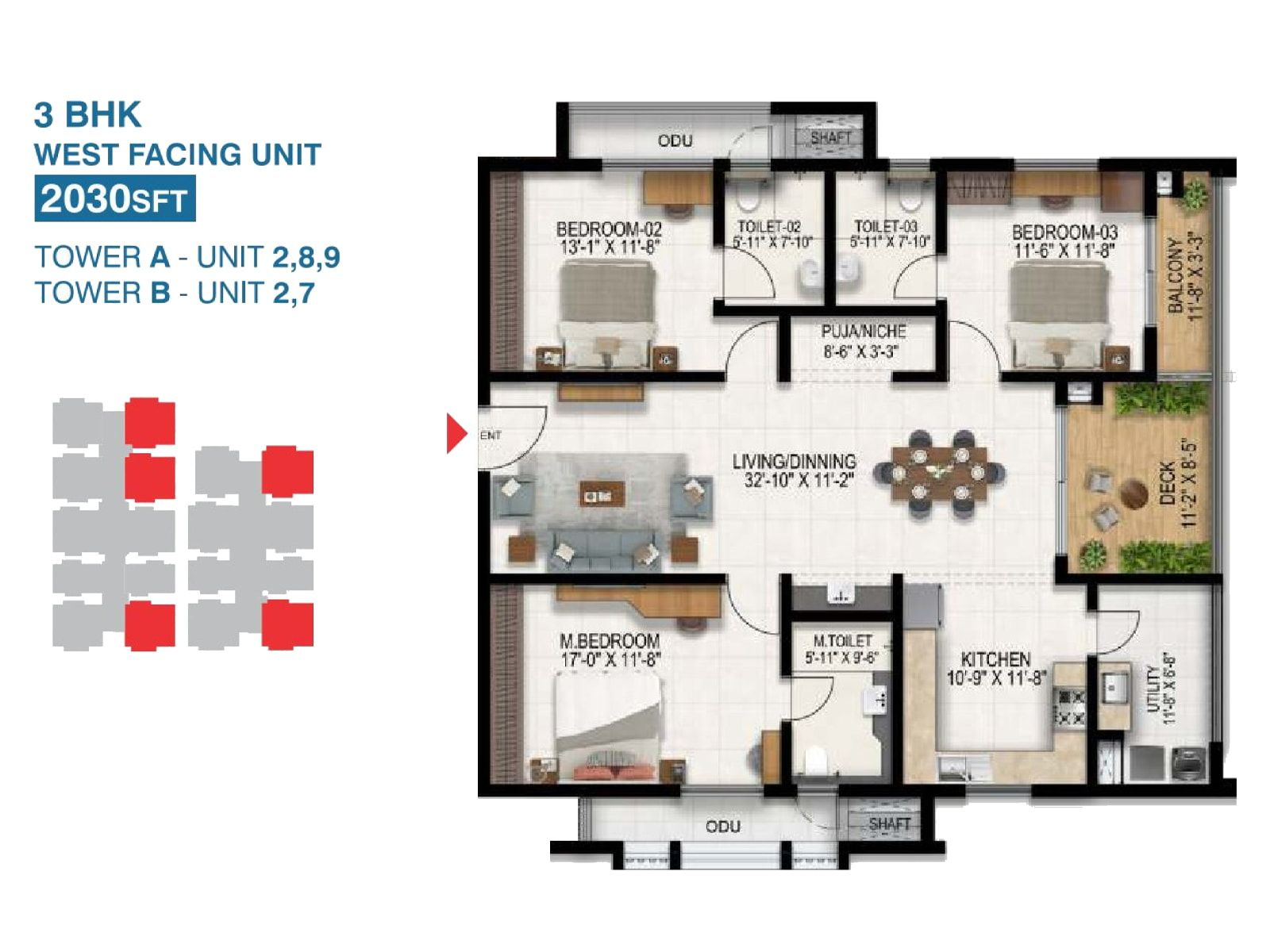 4 BHK Floor Plan